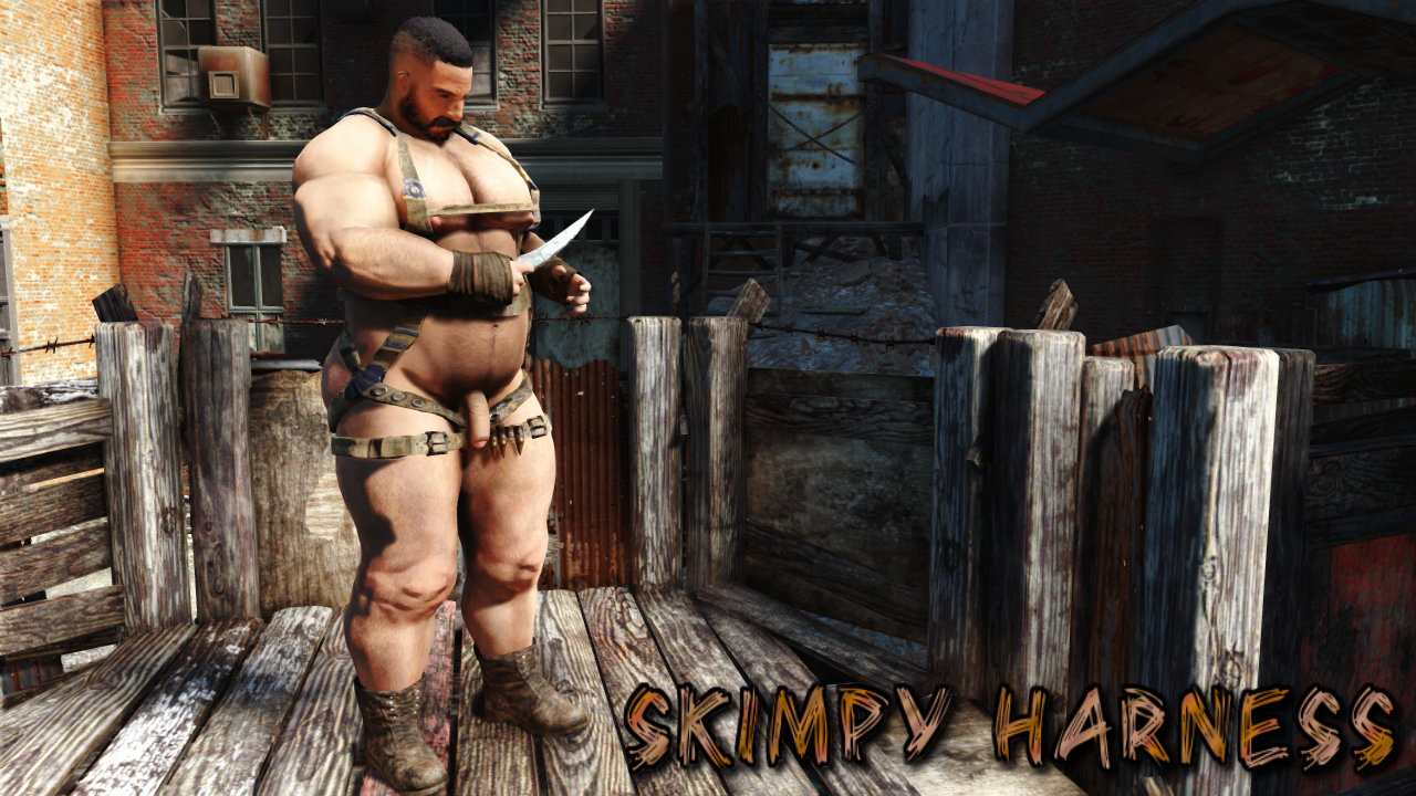 Skimpy Harness for Atomic Muscle - (Raider and Gunner Harness replacer)